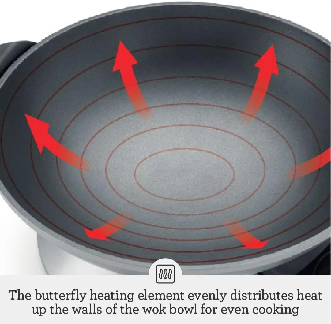 the Hot Electric Wok, One Size, Grey 3