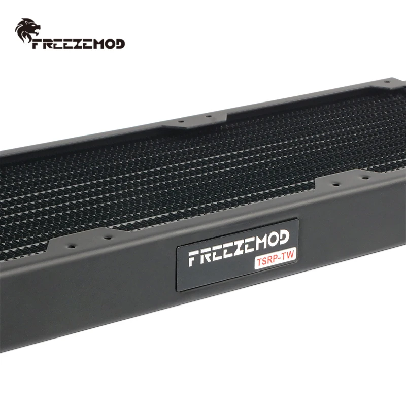 Zemod-dissipador de Cobre Parade pc 360 mm Radiator 27 mm Cooling Row 14 Flat Tube Watercooler Fins 12cm Fan Sr-l360g14 36cm Fãs - Imagem 3