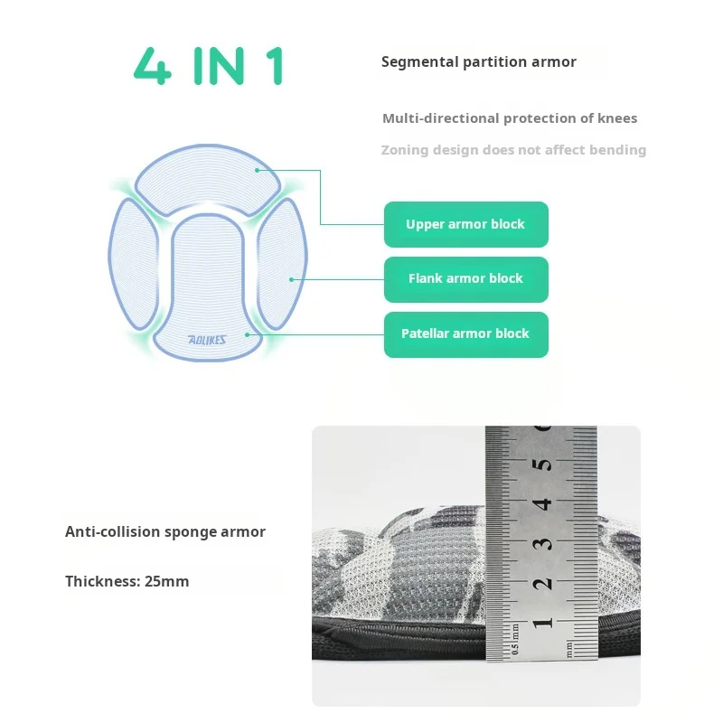 1PCS Sports Knee Pads, Thickened Anti-Collision Sponge, Anti-Slip Knee Pads, Dance Kneeling Knee Pads, Anti-Collision Knee Pads