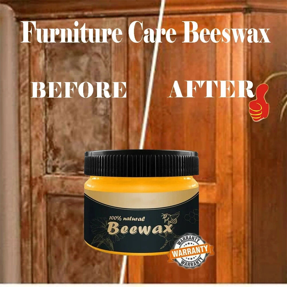 Wood Wax Natural Beewax Furniture Care Polish With Sponge 200ml Repair Wood  Wax For Floors Furnitures And Cabinets - AliExpress