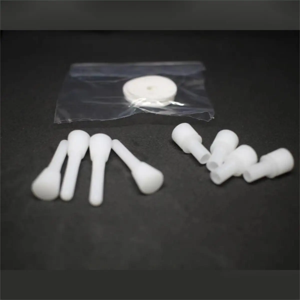 Vaser Lipo Skin Cover with 3 Components Base, Plate, and Cap Made of Silicone Multiple Diameters White 6
