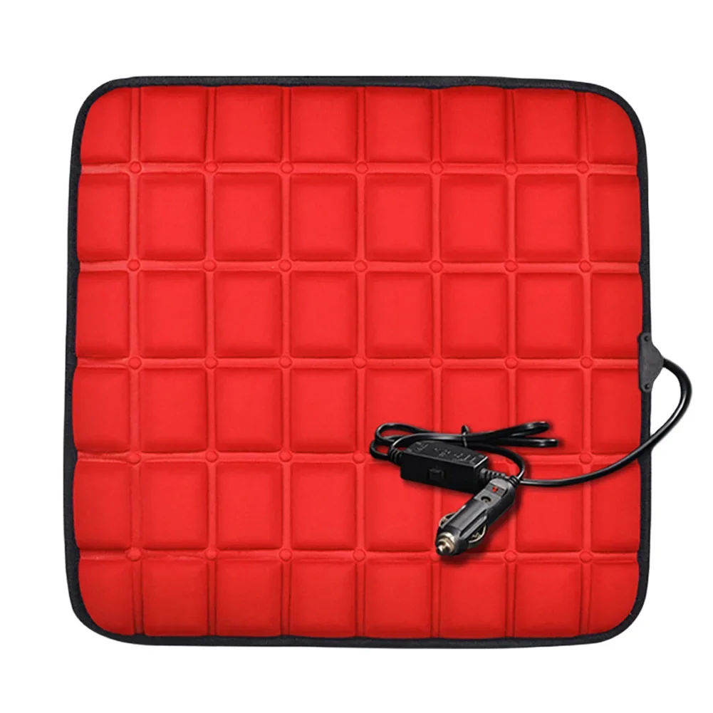 12V Electric Heating Pads Adjustable Temperature Front Seat Cushion 40W Car Seat Heating Cushion Anti-slip Winter Pad car seat cushion