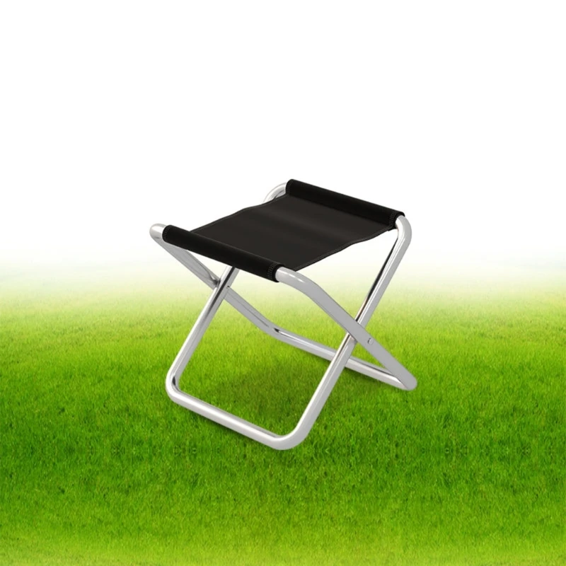 Camping Stool Mini Folding Stool Small Aluminum Alloy Bracket Chair Lightweight Collapsible Fishing Outdoor