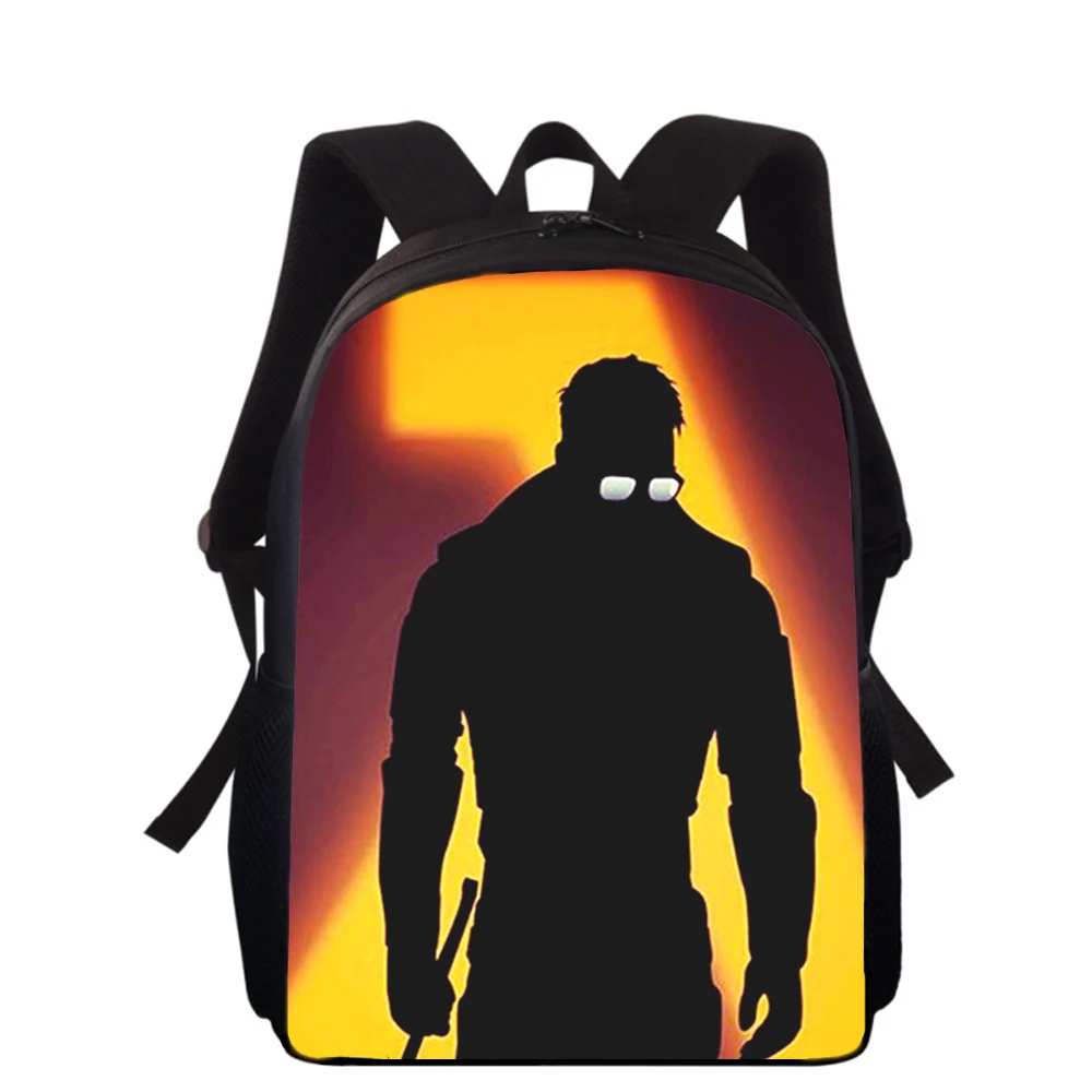 half life HL game 15” 3D Print Kids Backpack Primary School Bags for Boys Girls Back Pack Students School Book Bags