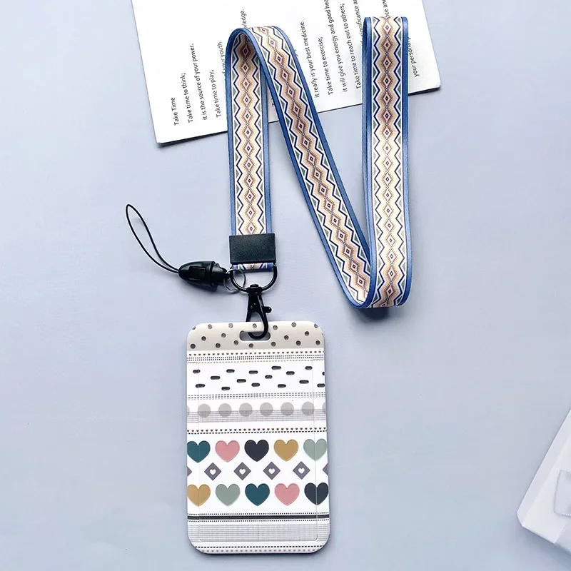 Card Holder Credit Card Holder ID Card Holder ID Card Case 1pc Students ID Credit Cards Covers Teenagers Bus Card Holder with Lanyard Hand Rope Visit Door Badge Cards Protective Cover