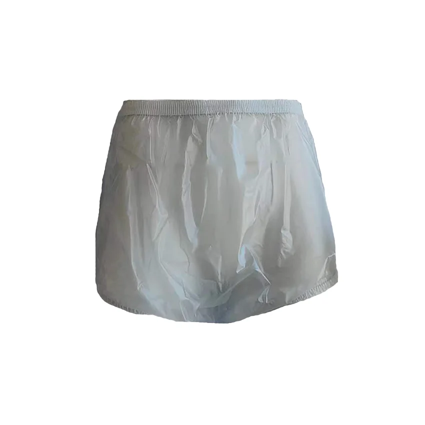Langkee Haian Adult Incontinence Plastic Diapers Pants  ABDL  PVC  3 Pieces Color  Translucent
