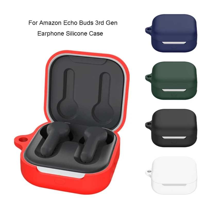 

Protective Carrying Case Shockproof for AmazonEcho Buds 3rd Gen Headphone Dustproof Washable Charging Box Sleeve Durable