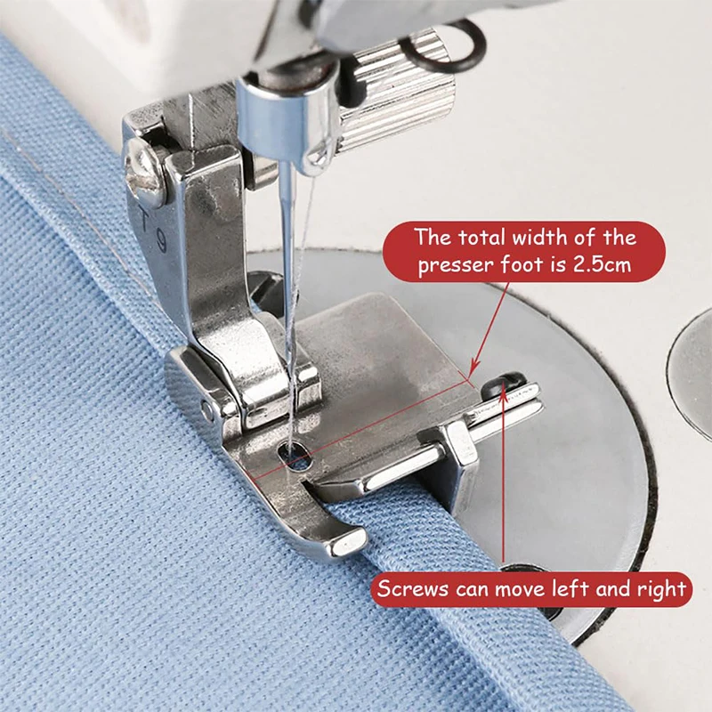 Adjustable Multifunctional Presser Foot for Industrial Sewing Machines