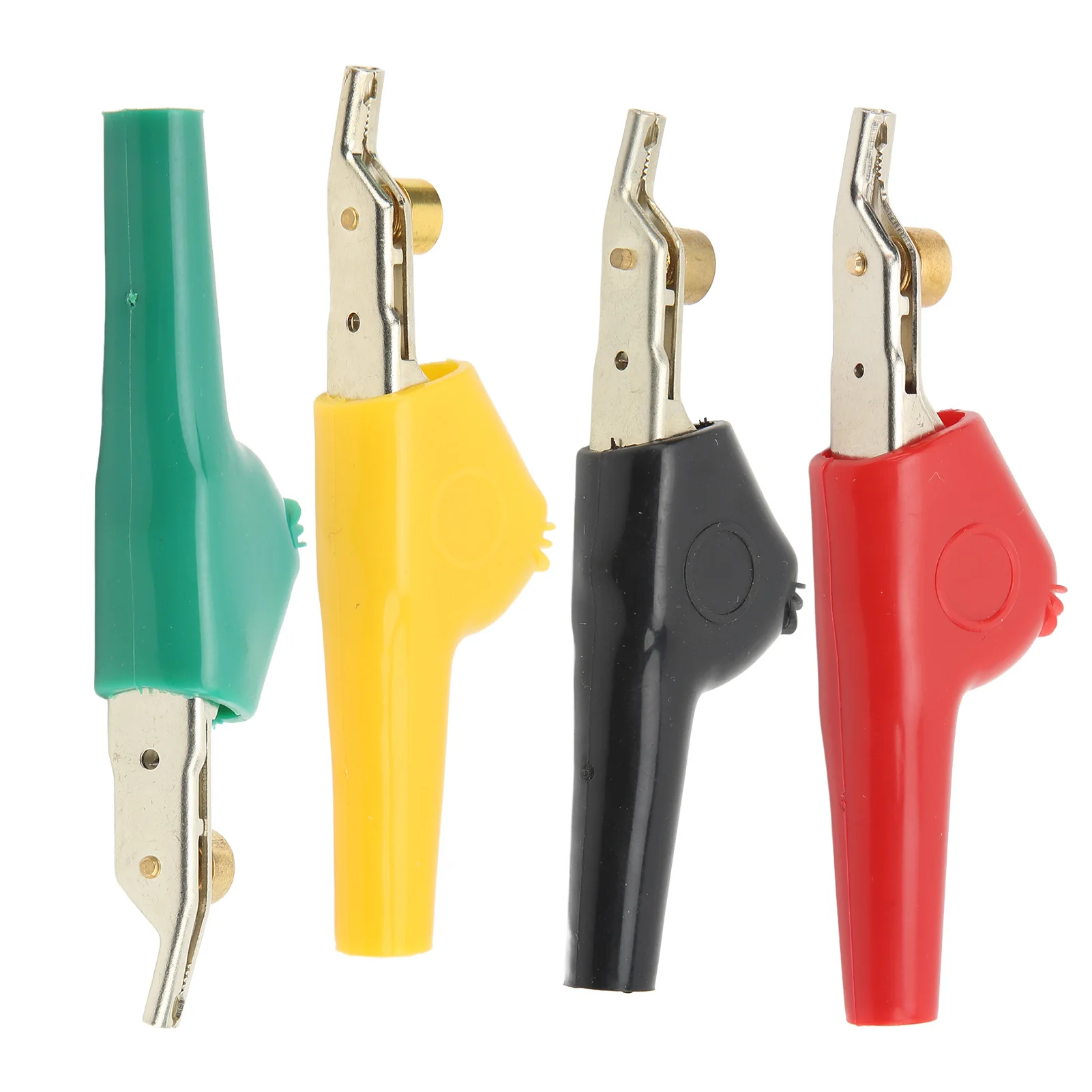 Banana plug alligator clip cable Clip Telecom Communication Test Clamp Stripping with Needle 25mm Opening J.60043 Multimeter Test Clips