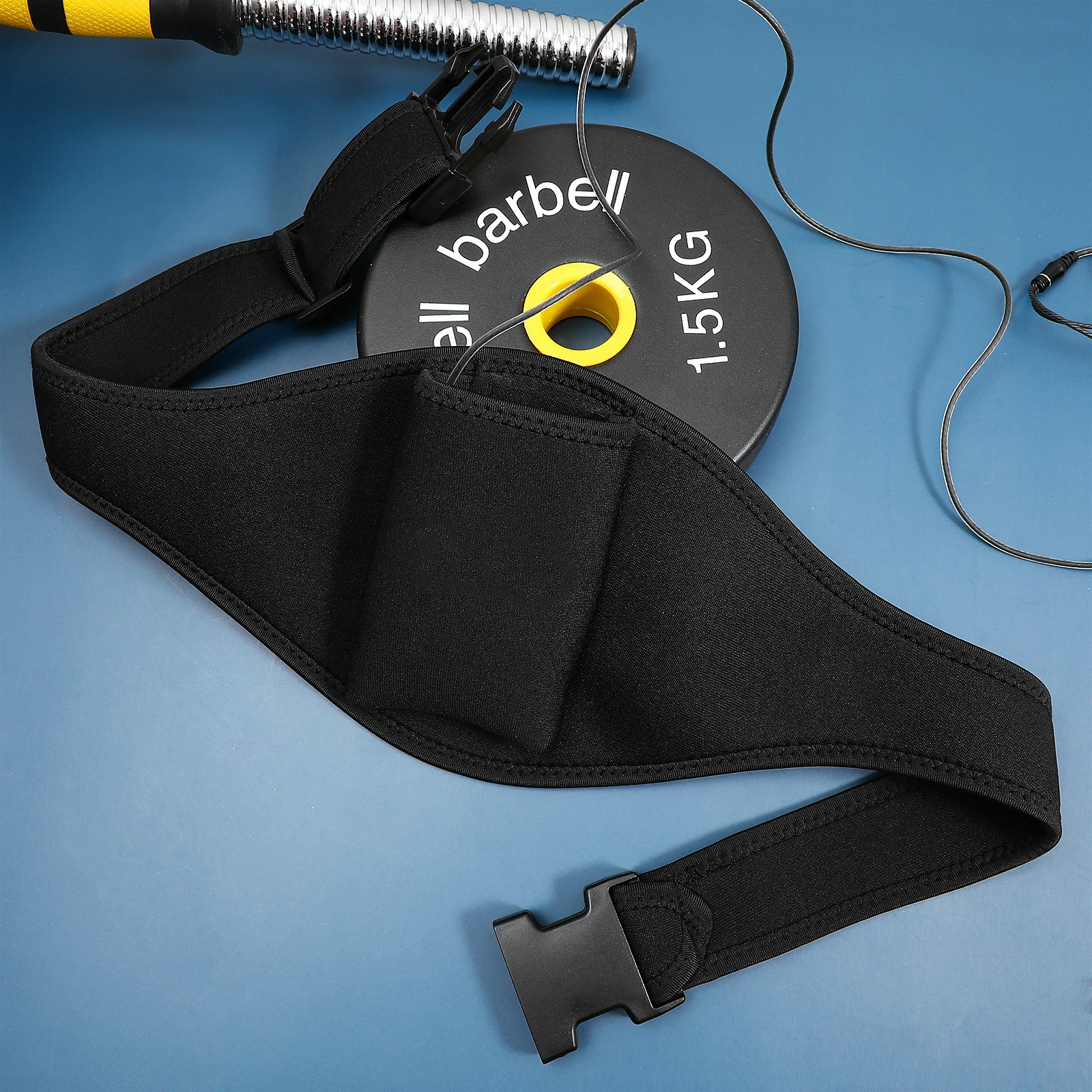 Mic Belt Microphone Holder Adjustable Nylon Waist Bag Mic Carrier for Fitness Trainers Speaker Transmitter Microphone Holder