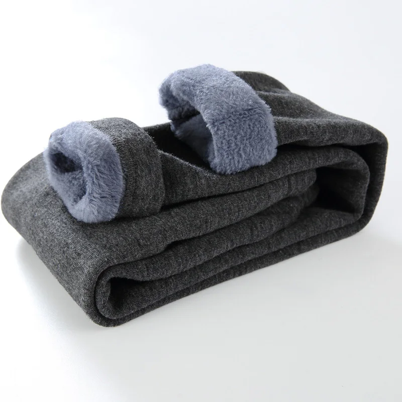 Girls Pants New Grils Pants Winter Thick Warm Trousers Girls Leggings Warm Elastic Waist Cotton Leggings