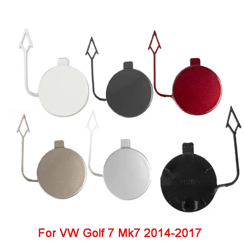 Car Tow Hook Cover Car Tow Hook Car Front Guard Bumpers Towing Hook Trailer Cap Cover For Volkswagen VW Golf 6 MK6 09-13 5K0 807 241 For Golf 7 5GG 807 241