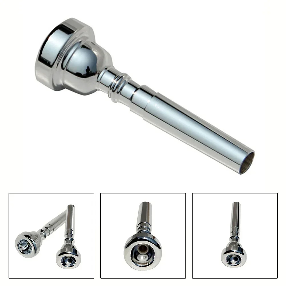 Trumpet Mouthpiece 7C 5C 3C 1.5C Size Pro Silver/Gold Plated Copper Musical Brass Instruments Trumpet Accessories