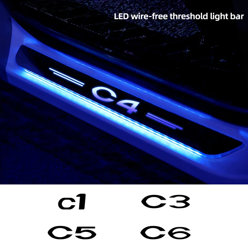 Auto Custom Wireless Led Car Door Davanzale Mood Light Per Citroen C1 C2 C3 C4 C5 C6 C8C8C Elysee Vts Xsara C-Crosser Berlingo Jumpy
