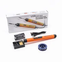 Mini USB Rechargeable Digital Soldering Iron Kit 5