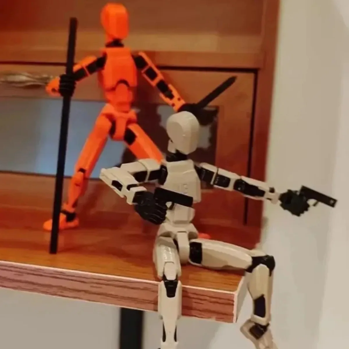 

Multi-articular Action Figure Robot Action Figure 3d Printed Actions Assembly Figures for Kid & Adults Parent-children Gifts