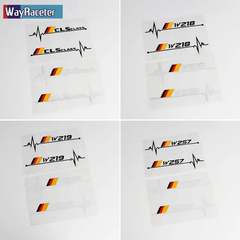 2 Pcs Reflective Vinyl Decal Germany Flag Window Sticker For Mercedes ...