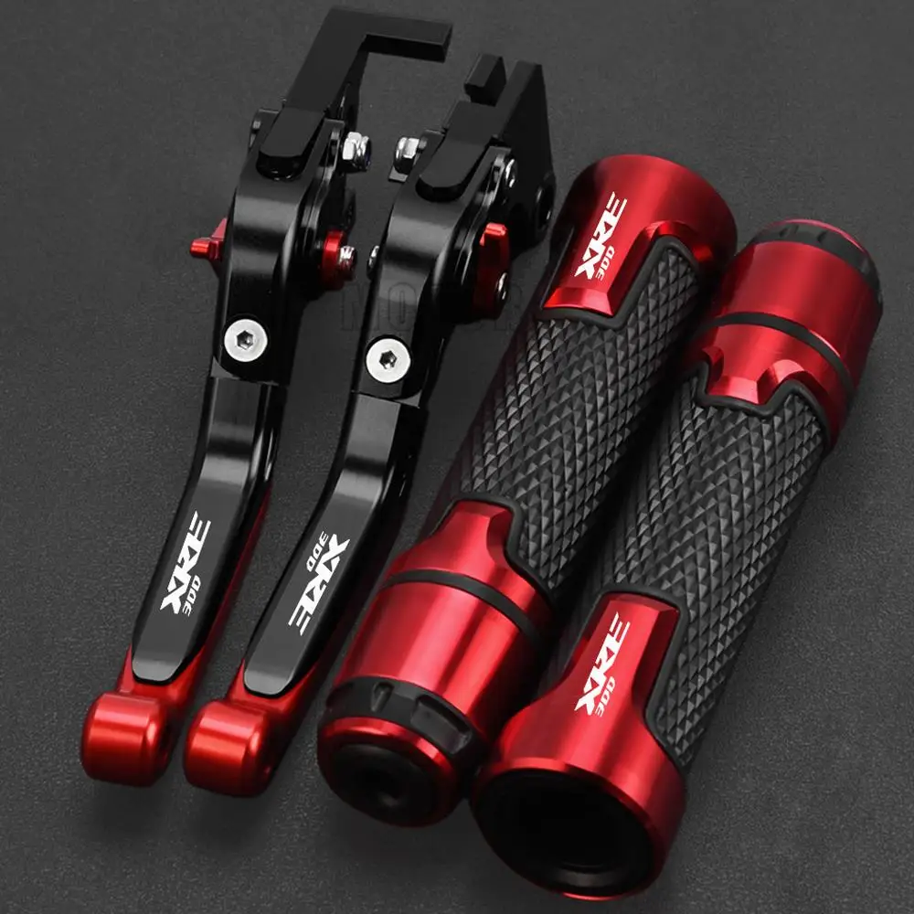 

NEW For Honda XRE 300 2022 2023 Aluminum Motorcycle Adjustable Foldable Brake Clutch Lever Handle Grips Set Accessories XRE300