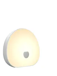 Calming White Noise Machine with Rechargeable LED Night Light and Smart Timer (White)