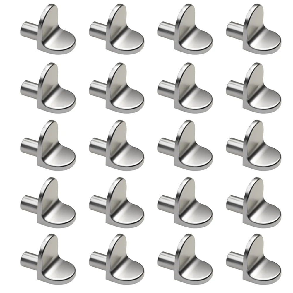 

20pcs Shelf Studs Pegs Pins Shelves Support Separator Fixed Cabinet Cupboard Wooden Furniture Bracket Holder 5mm