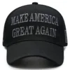 1Pc Black Hat Never Surrender Maga Hat Us Embroidered Adjustable Baseball Hat Black 1