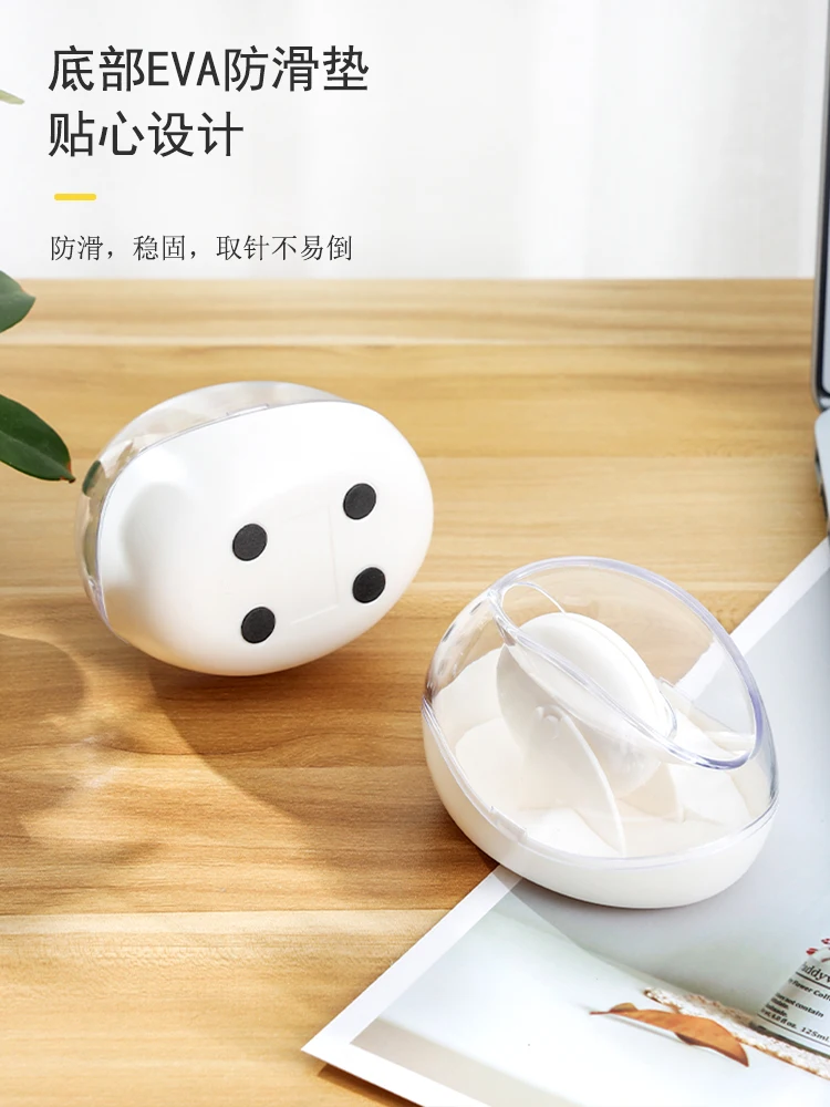 Desk Clips Holder Magnetic Suction Paper Clips Storage Box Rolling Clip Box Paper Clip Storage For Office Dispenser