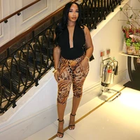 Eva Hanging Neck Swinging Collar Capri Set 2