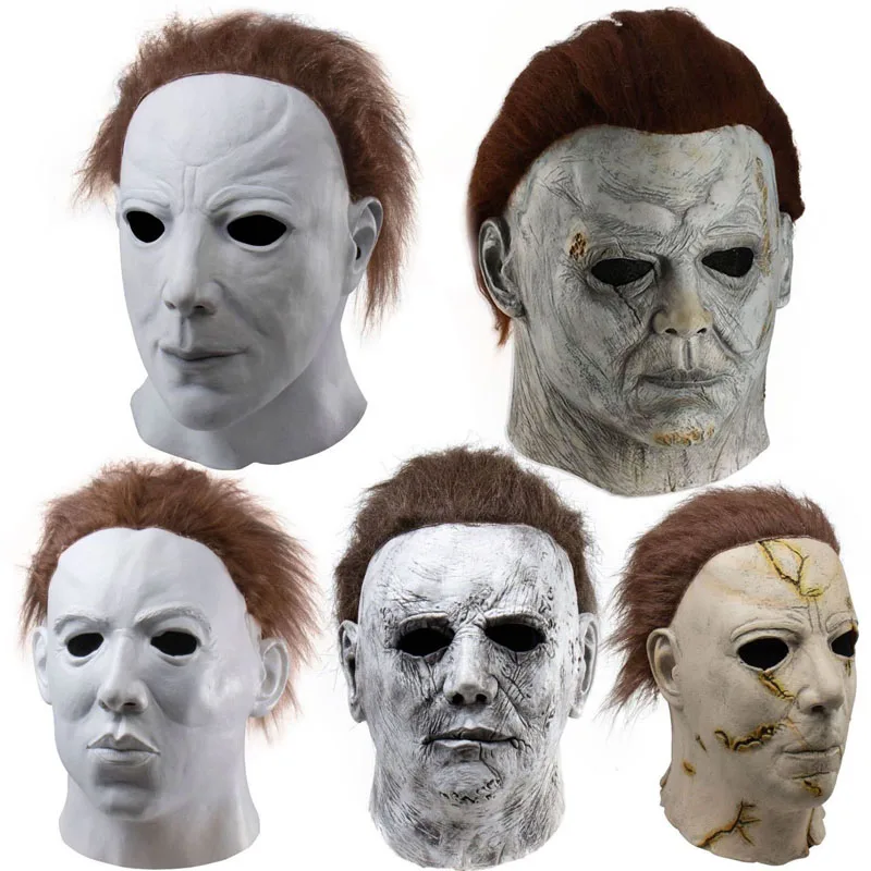 

Halloween Cosplay Mask Mike Mel Moonlight Panic Terror Latex Horror Michael Myers Mask Full Face Helmet Scary Mask Props