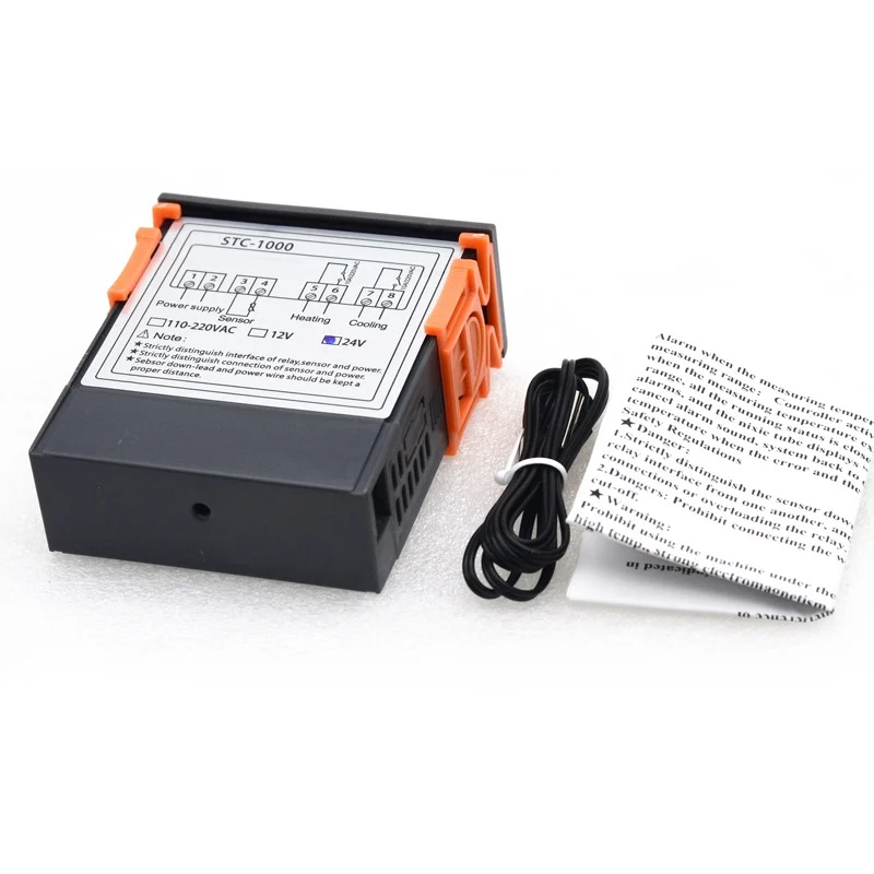 LED Digital Thermostat for Temperature Control and Regulation