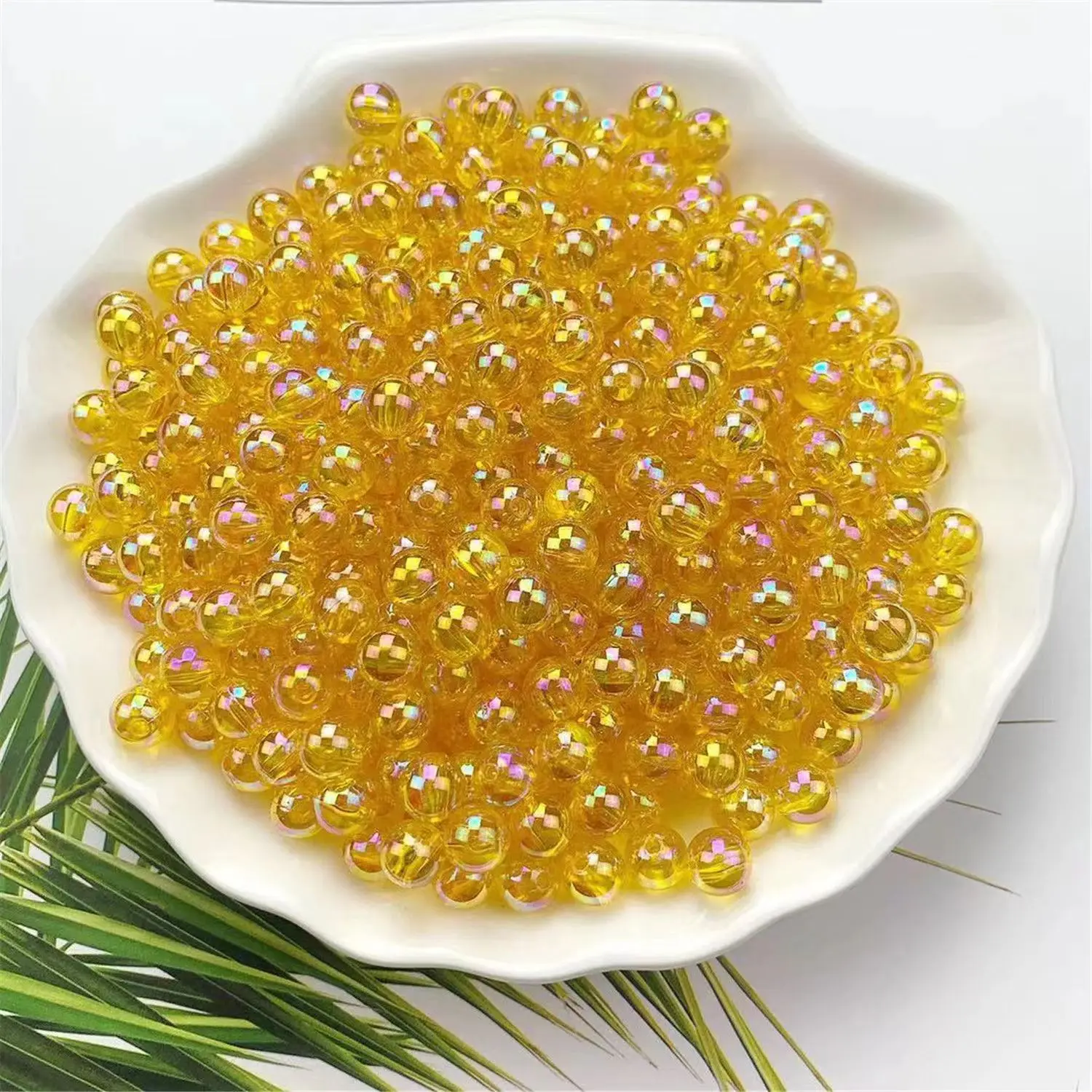 Perline Acriliche Trasparenti Colorate 6mm: 4400 Pezzi Per Gioielli E Creazioni Fai Da Te - 4