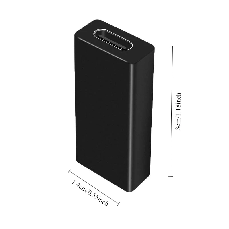 Universal USB to USB-C Adapter - High-Speed Female to Female Converter