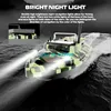 500M Waterproof Electric RC Bait Boat 2KG Loading Dual Battery Supply Smart Cruise LED Lighting Remote Control Nest Fishing Boat 6
