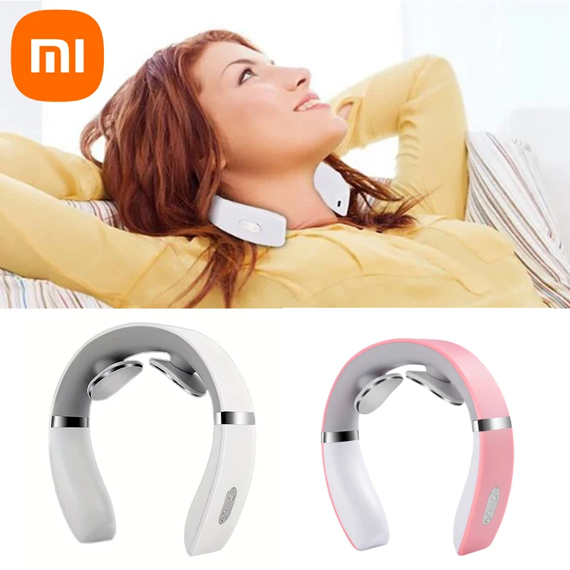 Xiaomi-masajeador Cervical portátil, Mini masajeador de cuello y