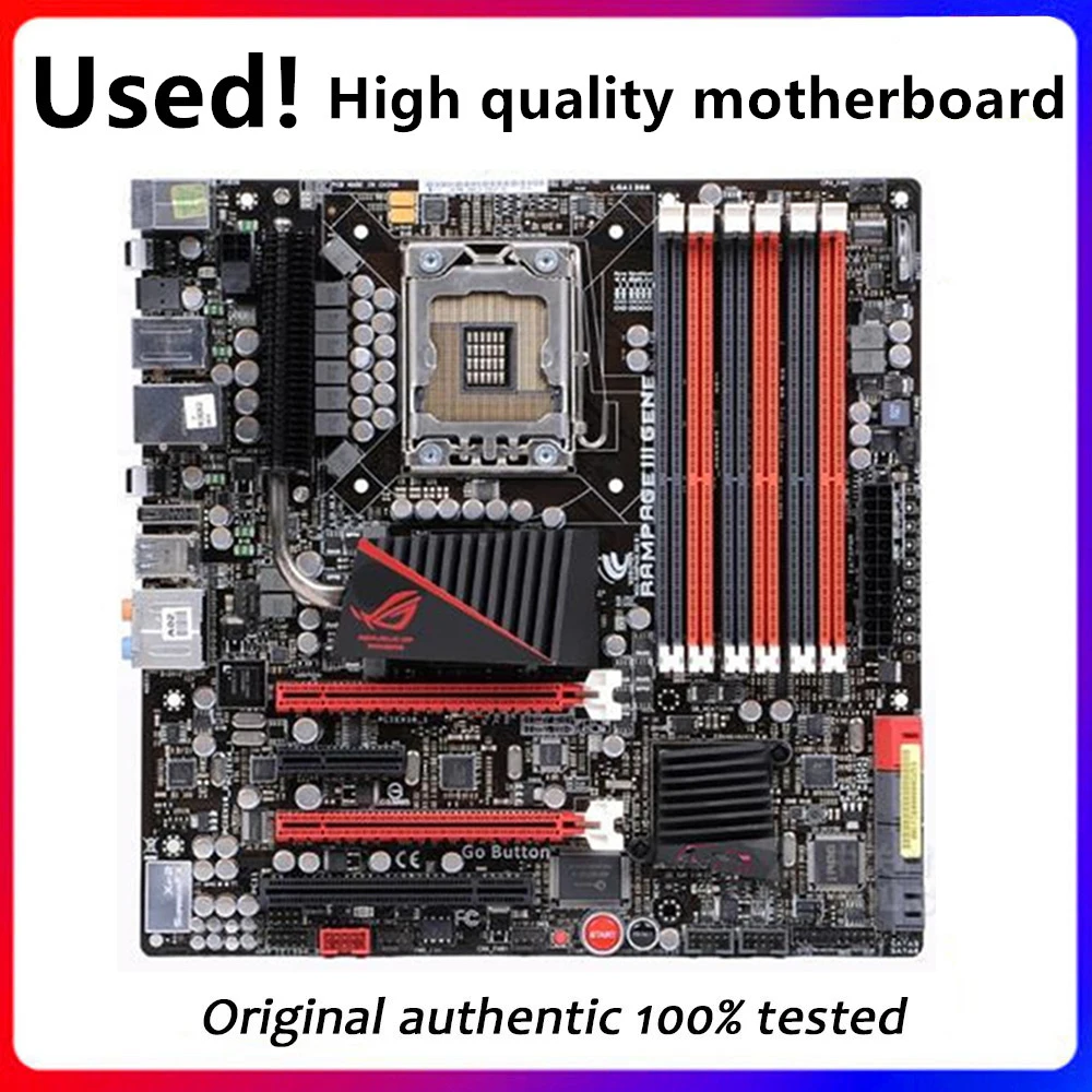 Per Rampage Iii Gene Usato Originale Per Intel X58 Socket Lga 1366 Ddr3 Scheda Madre Lga1366 Mainboard