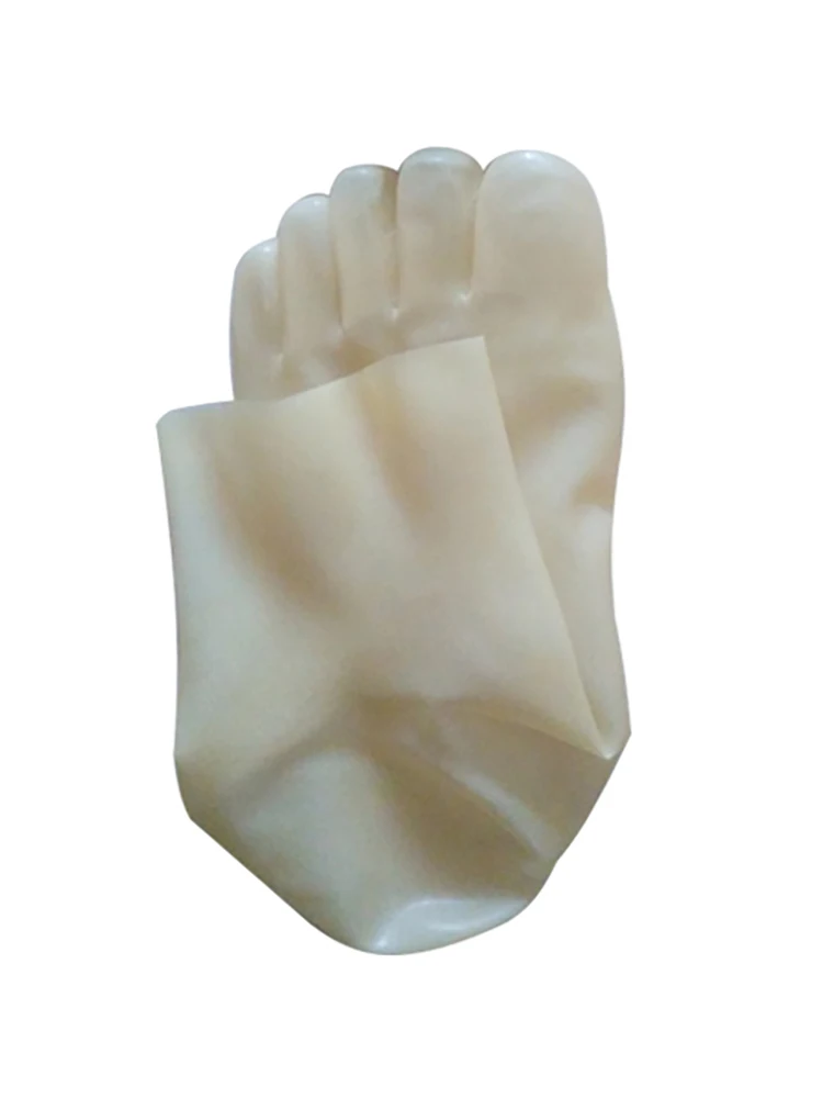 New Slim socks 5 size Latex Seamless 3D Toe Ankle slim soxs with five toes 15cm height Fetish