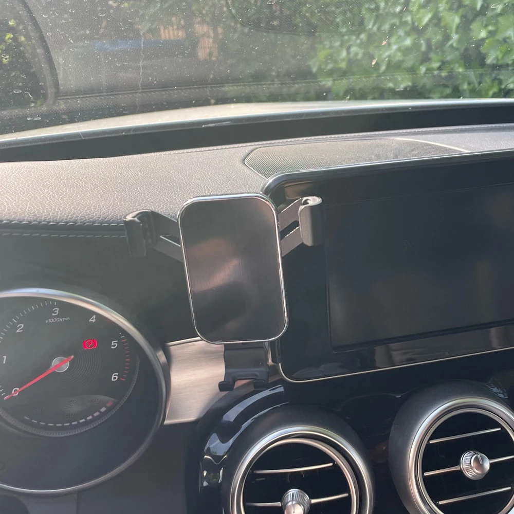 Car Phone Holder For Mercedes-Benz C GLC V-class w204 w205