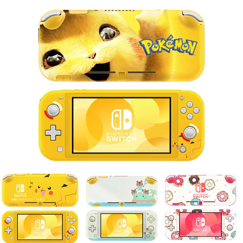 Pokemon Pikachu Nintendo Switch Lite Full Cover Protection Sticker Nintendo Switch Lite Controller Cover Decal Skin Sticker