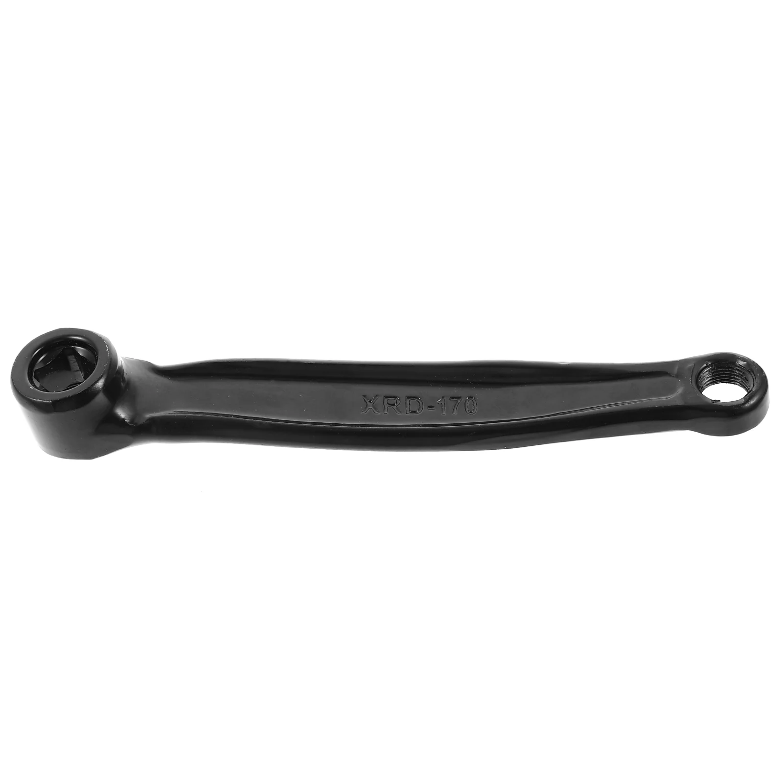 

Bicycle 170mm Black Steel Iron Left Crank Arm with Prismatic Hole