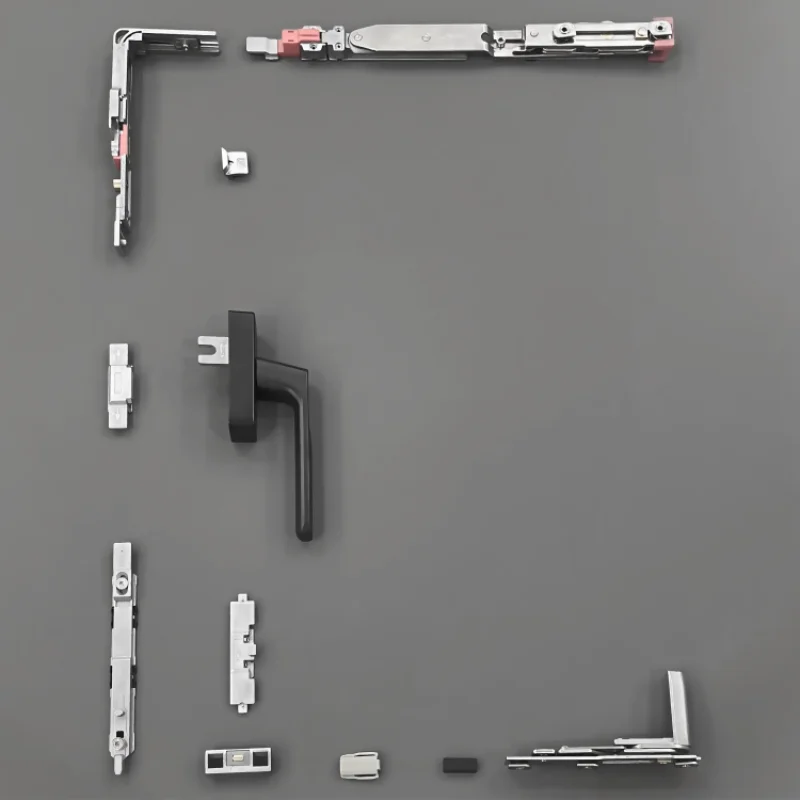 High Security Door Window Accessories Casement Aluminum Tilt and Turn windows Accessories Hardware System