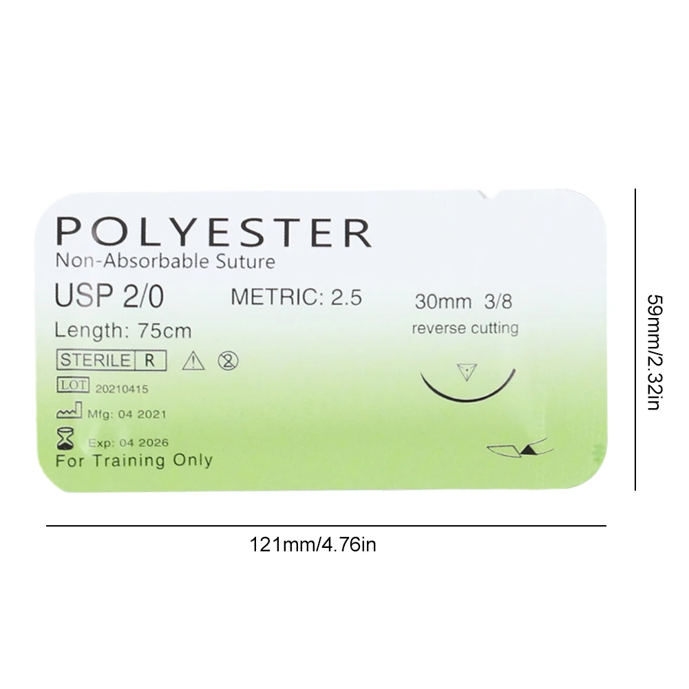 Medical Students Suture Practice Kit Surgical Training with Skin Pad Model Tool Set Educational Teaching Equipment Practice Set