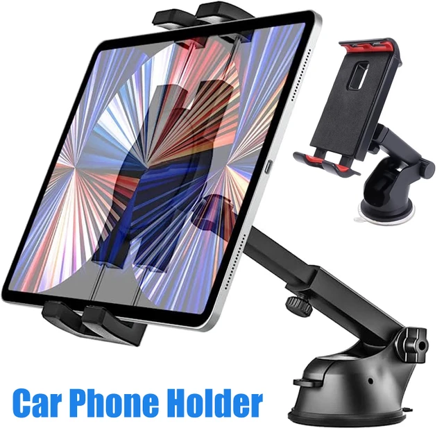 Soporte tablet coche Soporte ajustable para tableta y CD de coche, soporte  ipad,accesorio para IPad Pro 12,9, Air Mini, IPhone 13, 12 Pro Max,  Samsung, Huawei, 4-13 pulgadas, Pad PC soporte para tablet - AliExpress