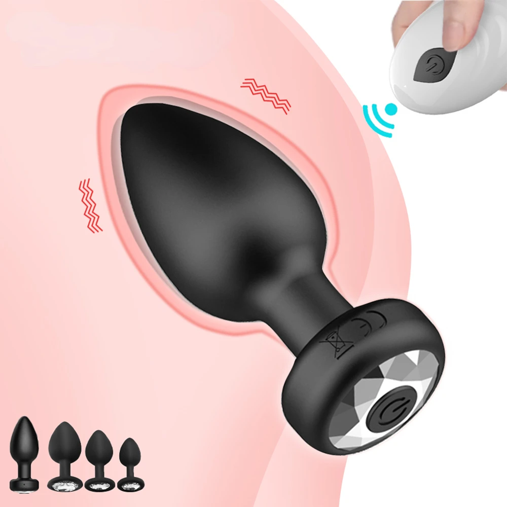 Remote Control Anal Vibrator And Prostate Massager For Men_voghion.com