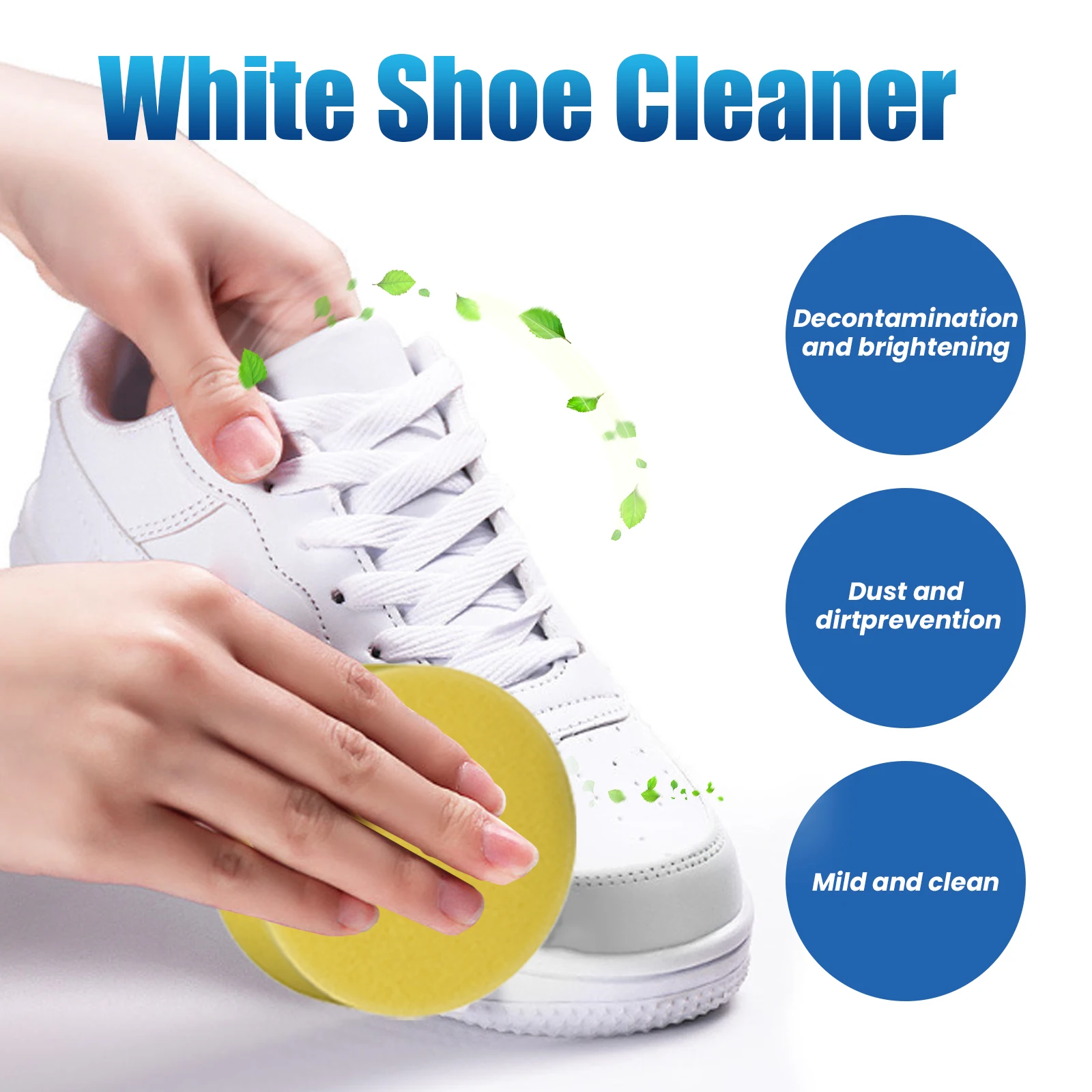 Instant Shoe Cleaner Kit for Leather Suede Nubuck Sneakers