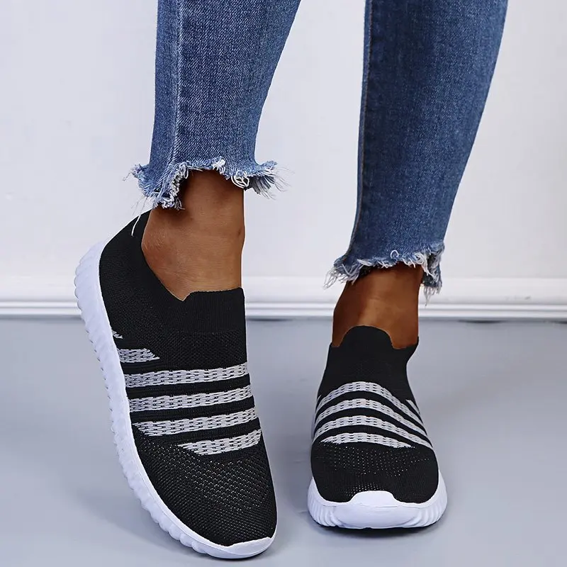 

2024 Sneakers Women Slip On Women's Sneakers Comfortable Casual Sneakers For Women Tenis Feminino Ladies Vulcanized Plus Size