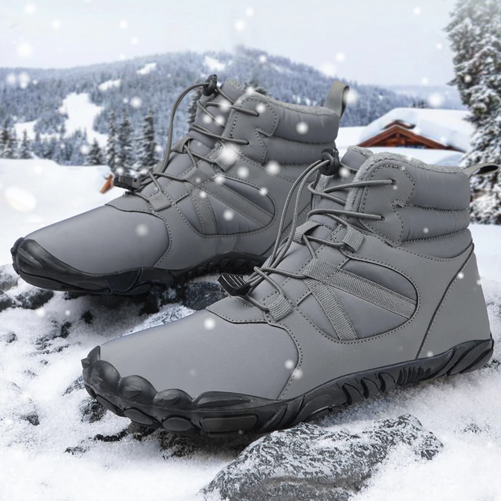 Winter Snow Shoes for Men Women 2023 Keep Warm Barefoot