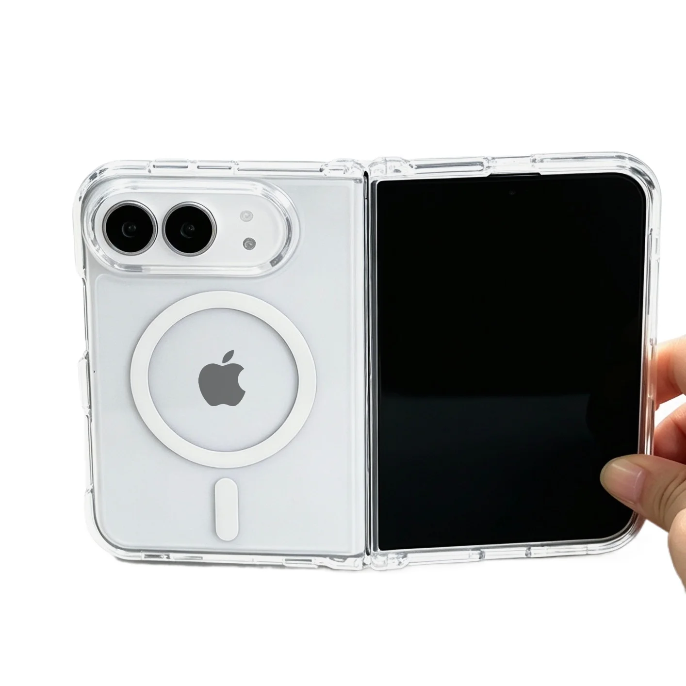 Magnetic Transparent Phone Case with MagSafe Wireless Charging Compatibility