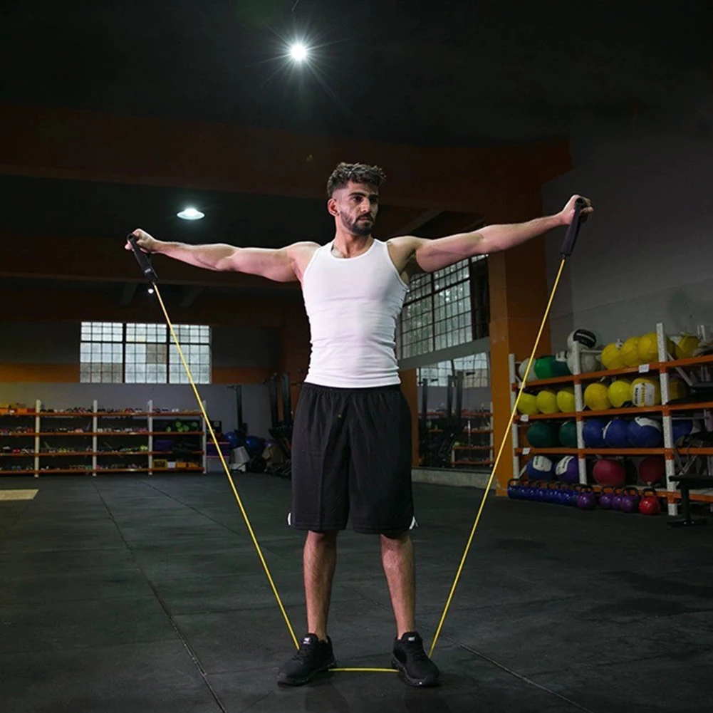 Enhanced Elastic Resistance Workout Bands for Muscle Training & Body Shaping