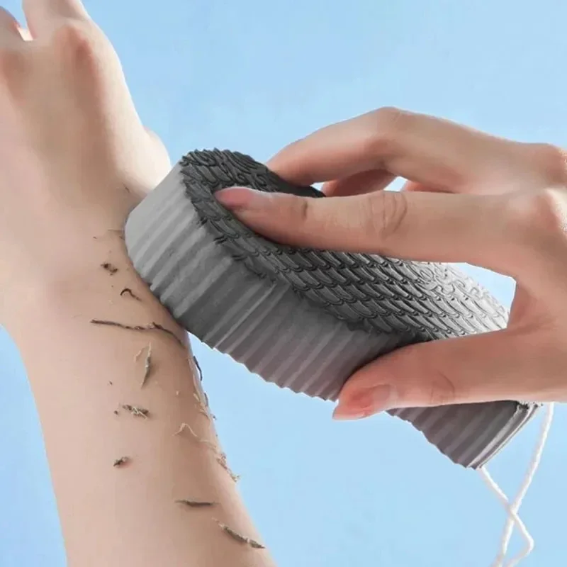 1 шт. М’яка губка Скруббер для тіла Ванна Відлущуючий скраб Губка Щітка для душу Засіб для видалення шкіри тіла Exfoliante