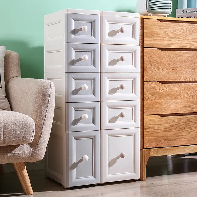 15/18 Cm -Es Európai Rés -Tárolószekrény Fiók Típusú Konyha Keskeny Rack Fürdőszoba Tároló Szekrény Doboz Felépítés Barkácsolás - Image 4