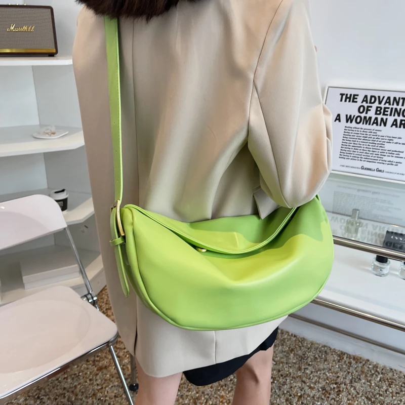 Lady Solid Color Large Capacity Bag Casual Luxury Handbags Women